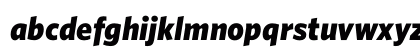 Whitney BlackItalic Lowercase Preview