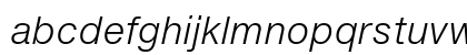 Helvetica Neue ET Pro 46 Light Italic Preview