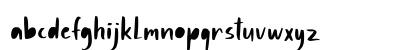 Bondie Regular Lowercase Preview