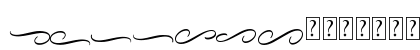 Reflisatta Swash Regular Lowercase Preview