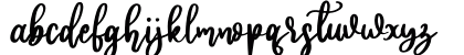 hilda Regular Lowercase Preview
