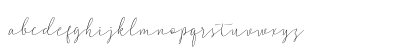 Walty Script Regular Lowercase Preview