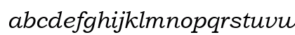 Bookman Old Style Cyr Italic Lowercase Preview