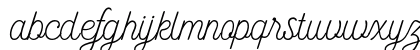 Fabulous Signature Regular Lowercase Preview