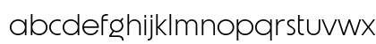 Unigeo64 Trial Light Regular Lowercase Preview