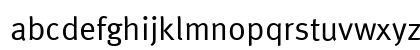 Meta Normal Roman Lowercase Preview