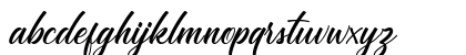 Dinattallie Personal Use Only Regular Lowercase Preview