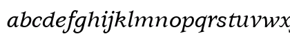 UsherwoodMdITC Italic Lowercase Preview