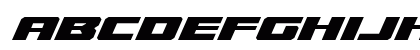 Cruiser Fortress Expanded Italic Expanded Italic Lowercase Preview