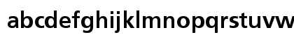 Frutiger Linotype Bold Lowercase Preview