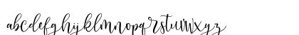 Andriani Script Regular Lowercase Preview