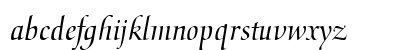 MediciScript LT Std Regular Lowercase Preview