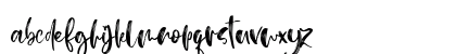 BostonBruins script font duo Regular Lowercase Preview