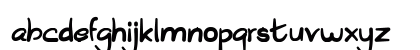 Black Cat Regular Lowercase Preview