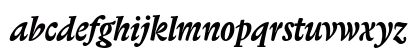 Biblon ITC Swash Bold Italic Lowercase Preview