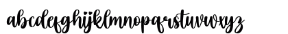 eilysa luise DEMO Regular Lowercase Preview