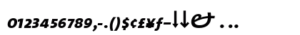 TheSans Bold Italic Lowercase Preview