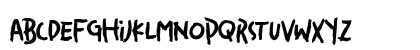 Gruesome Regular Lowercase Preview