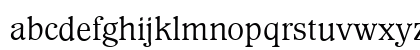 WaverlyLight Roman Lowercase Preview