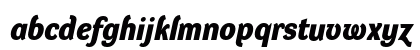 DynaGrotesk D Bold Italic Lowercase Preview