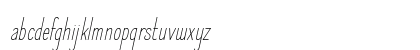 Elegant Sans Light Italic Lowercase Preview