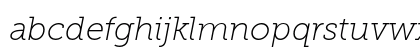 Museo Slab 100 Italic Lowercase Preview