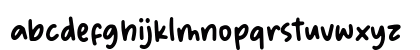Bubble Rainbow Regular Lowercase Preview