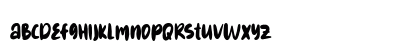 Dreary Broken Regular Lowercase Preview
