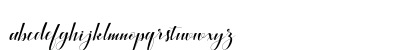 Ballqis Script Regular Lowercase Preview
