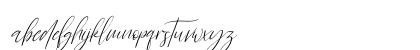 Sanflorida Italic Regular Lowercase Preview