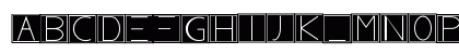 NoblaCS Regular Lowercase Preview