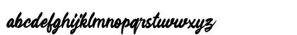 Rahayu Script Regular Lowercase Preview