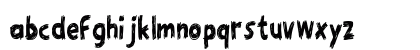 Oretz Regular Lowercase Preview