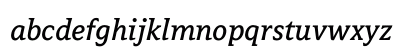 Avance Regular Italic Preview