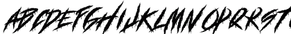 DEADLY CLAWS[ Regular Lowercase Preview