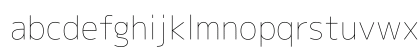 M+ 2c thin Lowercase Preview