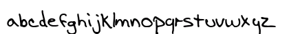￿igma Scrawl (BRK) Regular Lowercase Preview