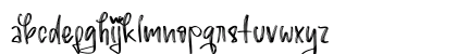 Lovebird Regular Lowercase Preview