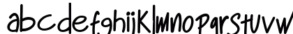 Bandung Bold Lowercase Preview