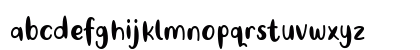 Stephia Regular Lowercase Preview