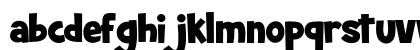 Summer Blaster Regular Lowercase Preview
