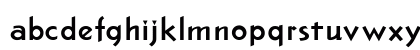 Pacific Regular Lowercase Preview