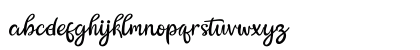 Bellasya Regular Lowercase Preview
