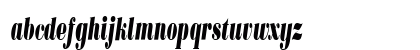 BodoniFLFCond-Ultra UltraItalic Lowercase Preview