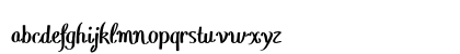 Daiquiri Bold Lowercase Preview