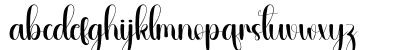 Wedding Style Regular Lowercase Preview