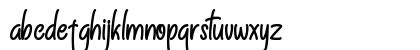 Claudira Regular Lowercase Preview