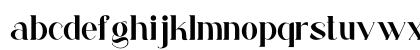 Begaters Regular Lowercase Preview