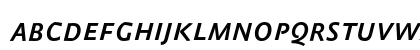 AbsaraSansTF-MediumItalicSC Regular Lowercase Preview
