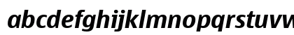Nokia Sans Wide Bold Italic Preview